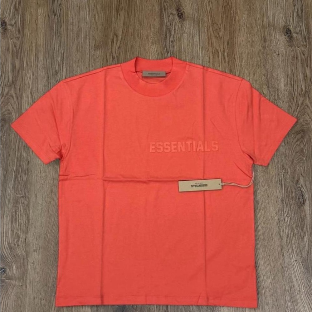 Essentials Men’s Coral Crewneck Short Sleeve Tee